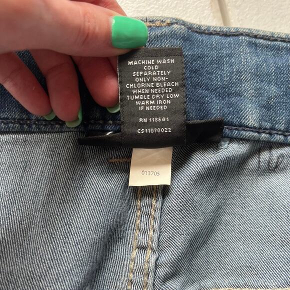 Lane Bryant Medium Wash Distressed Skinny Jeans Size 20 - Picture 4 of 11